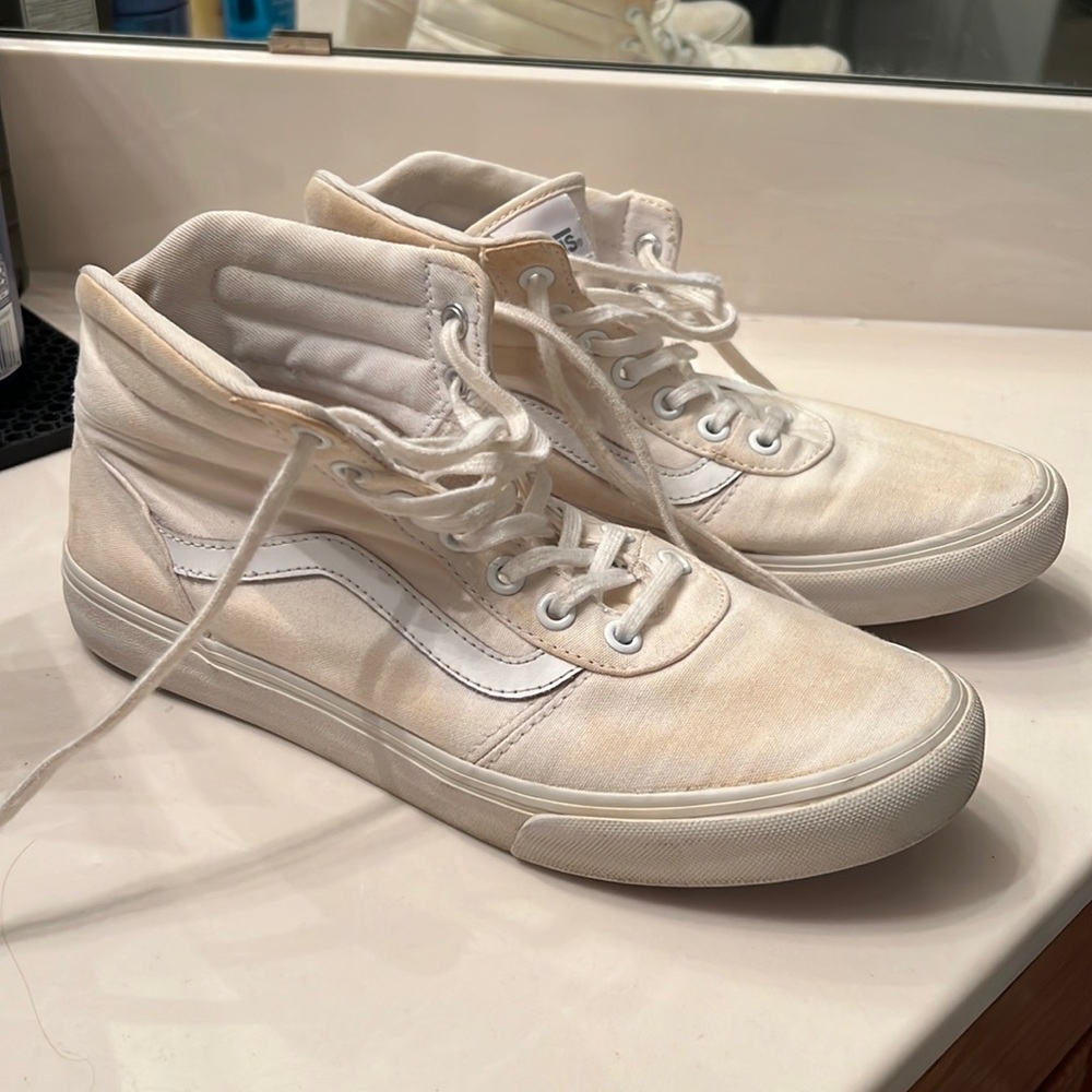white high top vans